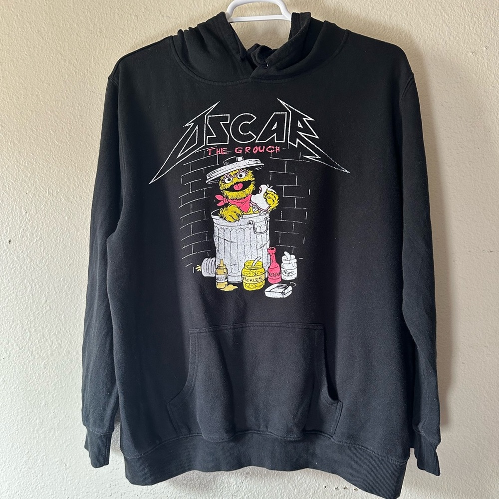 Oscar the grouch grunge hoodie